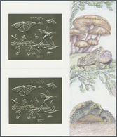 ** Thematik: Tiere-Insekten / Animals-insects: 1994, Fauna GOLD And SILVER Miniature Sheets Set Of Four Showing Differen - Autres & Non Classés