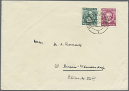 Br Berlin - Besonderheiten: 1950: Ortsbrief Mit 10 Und 20 Pf. FZ Württ. Goethe Ab Berlin-Charlottenburg - Autres & Non Classés