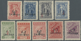 * Griechenland - Griechische Besetzung Türkei: 1919. Yvert 1 To 7 And Postage Due Yvert 1 And Yvert 2. Superb Mi - Smyrna