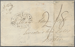 Br Großbritannien - Vorphilatelie: 1801. Pre-stamp Envelope (folds, Stains And Holes) Dated '8th June 1801' Addre - ...-1840 Prephilately