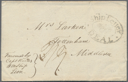 Br Großbritannien - Vorphilatelie: 1807. Pre-stamp Envelope Addressed To Middlesex And Endorsed 'Favoured By/Capt - ...-1840 Precursori