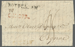 Br Großbritannien - Vorphilatelie: 1809, Letter From Greatbritain During The Continental Blockade Smuggled By Fis - ...-1840 Prephilately