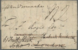 Br Großbritannien - Vorphilatelie: 1833. Pre-stamp Envelope (soiled) Dated '8th April 1833' Addressed To London W - ...-1840 Precursori