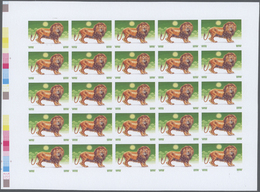** Thematik: Tiere-Raubtiere / Animals-predacious Cats: 1991, Burundi. Imperforate Progressive Proof (2 Phases) For The  - Other & Unclassified