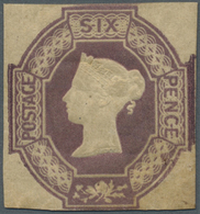 * Großbritannien: 1854, 6 D. Dull Lilac, Mint O.g., Full Margin At Left, Other Sides Narrow Margins/touched, Pap - Other & Unclassified