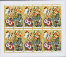 ** Thematik: Tiere-Schmetterlinge / Animals-butterflies: 1973, Burundi. Progressive Proof (6 Phases) For The Four 3fr Va - Farfalle