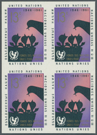 ** Thematik: Tiere-Vögel / Animals-birds: 1961, UN New York. Imperforate Block Of 4 For The 13c Value Of The UNICEF Issu - Autres & Non Classés