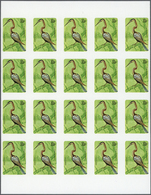 ** Thematik: Tiere-Vögel / Animals-birds: 1979, Burundi. Imperforate Proof In A Sheet Of 20 For The 13fr Airmail Value O - Altri & Non Classificati