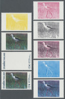 ** Thematik: Tiere-Wasservögel / Animals-water Birds: 1997, Thailand. Progressive Proof (8 Phases) For The Second 7b Val - Autres & Non Classés