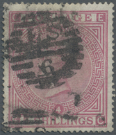O Großbritannien: 1882, 5s. Rose, Wm Large Anchor, Fresh Colour, Normal Perforation, Used. £4200 - Other & Unclassified