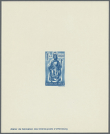 (*) Französische Zone - Rheinland Pfalz: 1948, 2 Pfg. Bis 1 DM. Freimarken Als Ministerblocks Auf Karton - Andere & Zonder Classificatie