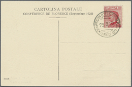 Br Thematik: UPU / United Postal Union: 1923, "COMMSSION D'ETUDES U.P.U. FLORENCE 1923 25.9.", Sonderstempel Klar Auf Of - U.P.U.