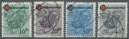 O Französische Zone - Rheinland Pfalz: 1949, Rotes Kreuz Sauber Gestempelt, Gepr. Schlegel BPP. Mi. 44 - Altri & Non Classificati