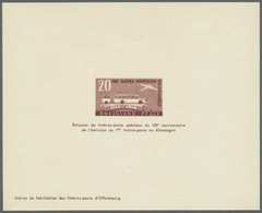 (*) Französische Zone - Rheinland Pfalz: 1949, 10 Pfg. Und 20 Pfg. 100 Jahre Dt. Briefmarken Je Als Mini - Other & Unclassified