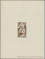 (*) Französische Zone - Württemberg: 1949, 2 Pfg. Bis 1 M. Freimarken Als Ministerblocks Auf Kartonpapie - Andere & Zonder Classificatie