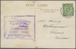 Br Großbritannien: 1912. Photographie Post Card Of 'Daily Mail' Water Plane Tour 1912' Addressed To Windsor Beari - Other & Unclassified