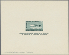 (*) Französische Zone - Württemberg: 1949, 10 Pfg. Und 20 Pfg. 100 Jahre Dt. Briefmarken Je Als Minister - Other & Unclassified