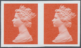 ** Großbritannien - Machin: 1997, Imperforate Proof In Issued Design Without Value On Gummed Paper, Horiz. Pair I - Machins