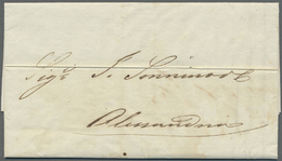 Br Ägypten - Vorphilatelie: 1839/1840/1842, Three Stampless Entire Letters Ex. The Sonnino Correspondence. - Prephilately