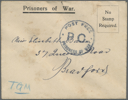 Br Großbritannien - Isle Of Man: 1916 (ca.). Stampless Envelopes (four) Imprinted ‘Prisoners Of War’ Written From - Man (Ile De)