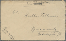 Br Britische Post In China: 1917, KGV 2 C. (3 Inc. Pair), 4 C. Tied "TIENTSIN D JY 13 22" To Reverse Of Cover End - Other & Unclassified