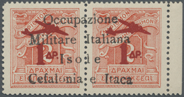 ** Ionische Inseln - Lokalausgaben: Kefalonia Und Ithaka: 1941: Cefalonia And Itaca: Print Of Itaca With Capital - Ionian Islands