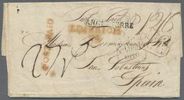 Br Irland - Vorphilatelie: 1816. Stampless Envelope (vertical Fold) Written From Limerick Dated '18th April 1816' - Prephilately