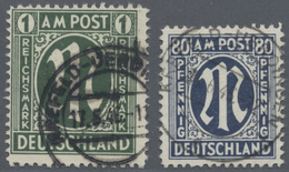 O Bizone: 1945, 1 RM AM-Post, Mit Sauberem Tagesstempel "KREFELD-UERDINGEN 17.5.45" Entwertetes Bedarf - Andere & Zonder Classificatie