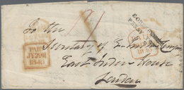 Br Irland - Vorphilatelie: 1840. Stampless Envelope (folds And Tears) Addressed To London Cancelled By Gores Brid - Prefilatelia