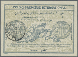 GA Ägypten - Ganzsachen: 1916, International Reply Coupon (IAS) From Egypt, Fine Used With "CAIRO 17.IX.16", Design Type - Autres & Non Classés