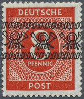 ** Bizone: 1948. 8 Pf Band Auf Dünnem Papier. Postfrisch. Befund Schlegel, A. BPP (2016): "Marke Und Au - Autres & Non Classés