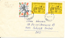 Bulgaria Cover Sent To Germany Rousse 11-11-1985 Topic Stamps - Covers & Documents