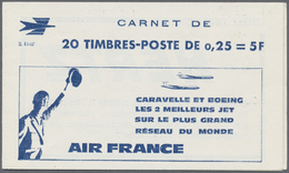 ** Algerien: 1962. Booklet (S. 15-62) Containing 20 Stamps 0.25fr Marianne De Decaris. Each Stamp With Purple "EA"-overp - Algérie (1962-...)