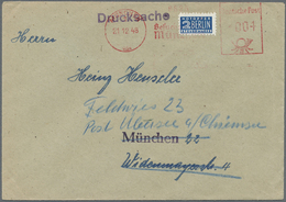 Br Bizone - Zwangszuschlagsmarken: 1948, Privatzähnung L 11 1/2 Der Stadtverwaltung München (Harlos 1 G - Autres & Non Classés