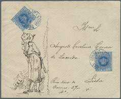 Br Angola: 1884, ANGOLA - THE ONLY RECORDED ILLUSTRATED 'CROWN' ISSUE COVER OF A PORTUGUESE COLONIE; Extremely Fine 15 J - Angola