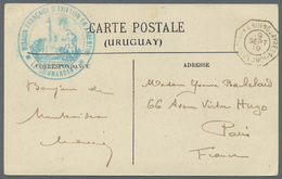 Argentinien: 1919. Picture Postcard Of 'Government House, Montevideo' Written From Montevideo Addressed To France Cancel - Altri & Non Classificati