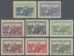 **/* Argentinien: 1930, Revolution, Complete Series With 19 Values, Also The 6 Unissued Values Of ½, 1, 3, 4, 5 And 10 C - Other & Unclassified