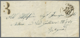 Br Italien - Altitalienische Staaten: Romagna: 1859, ½baj. DIAGONALLY BISECTED In Pair With ½baj., On Reverse Of - Romagna