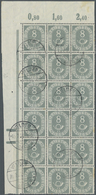 O Bundesrepublik Deutschland: 1951, 8 Pf. Posthorn, Senkr. 18er-Block Aus Der Linken Oberen Bogenecke - Altri & Non Classificati