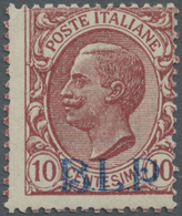 * Italien: 1922, "B.L.P." Overprinted 10c. Rose, Mint Tiny Hinge Remain, Fine And Fresh, Expertised Diena, Sasso - Marcophilie