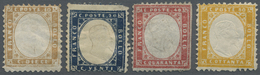 (*) Italien: 1862, Complete Set Of The First Italian Emission (the Perforated Fourth Emission Of Sardinia), Withou - Storia Postale