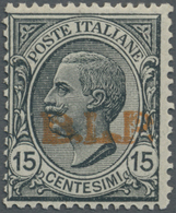 * Italien: 1922, "B.L.P." Overprinted 15c. Grey, Mint Hinged, Fine And Fresh, Expertised Diena, Sassone Catalogu - Marcophilia