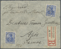 Australien: 1910 Registered Cover Written On Board Of The German 'Reichspostdampfer Bremen' (boxed H/s On Top) And Addre - Other & Unclassified