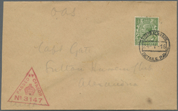 Br Australien: 1916. Envelope Addressed To Alexandria, Endorsed 'On Active Service' Bearing Great Britain SG 351, ½d Gre - Altri & Non Classificati