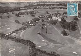 14-DEAUVILLE- LE GOLF ET HÔTEL DU GOLF VUS VERS LA MER , VUE AERIENNE - Deauville