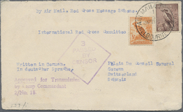 Br Australien: 1945. Air Mail Envelope Written From ‘No 2 Internment Camp, Victoria, Australia’ Addressed To ‘The Intern - Altri & Non Classificati