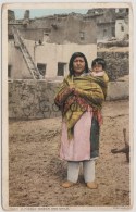 US - A Pueblo Woman And Child - America