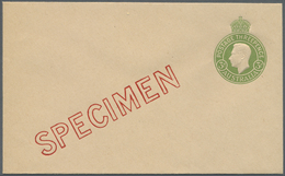GA Australien - Ganzsachen: 1951/1960, Ten Different Stat. Envelopes KGVI And QEII Incl. Different Values, Colours And S - Entiers Postaux