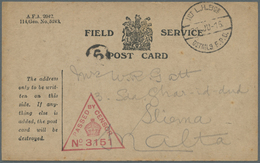 Br Australien - Besonderheiten: 1916. Stampless 'Field Service/ Post Card' Addressed To Sliema, Malta' Cancelled 'Ist L. - Other & Unclassified