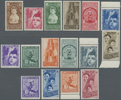 ** Italien: 1937, Musterausstellung Der Sommerferien-Kolonien 10 C Bis 5 L, Taufrische Postfrische Serie (Sassone - Marcophilia